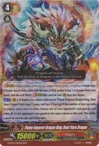 Flame Emperor Dragon King, Root Flare Dragon - G-BT01: Generation Stride - Cardfight Vanguard card