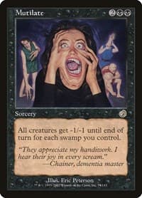 Mutilate - Torment - Magic: The Gathering card