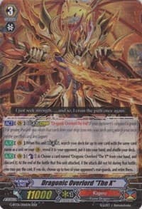 Dragonic Overlord "The X" - G-BT01: Generation Stride - Cardfight Vanguard card