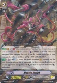 Muscle Shriek - G-BT01: Generation Stride - Cardfight Vanguard card