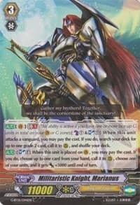 Militaristic Knight, Marianus - G-BT01: Generation Stride - Cardfight Vanguard card