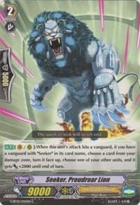 Seeker, Proudroar Lion - G-BT01: Generation Stride - Cardfight Vanguard card