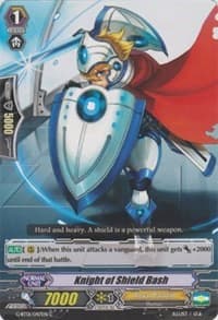 Knight of Shield Bash - G-BT01: Generation Stride - Cardfight Vanguard card