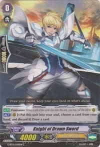 Knight of Drawn Sword - G-BT01: Generation Stride - Cardfight Vanguard card