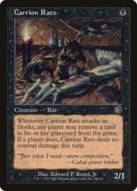 Carrion Rats - Torment - Magic: The Gathering card