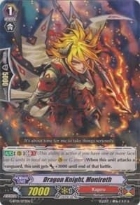 Dragon Knight, Monireth - G-BT01: Generation Stride - Cardfight Vanguard card