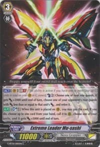 Extreme Leader Mu-sashi - G-BT01: Generation Stride - Cardfight Vanguard card