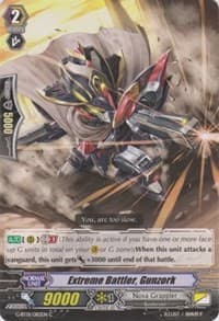 Extreme Battler, Gunzork - G-BT01: Generation Stride - Cardfight Vanguard card