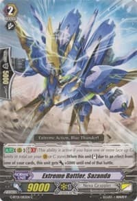 Extreme Battler, Sazanda - G-BT01: Generation Stride - Cardfight Vanguard card