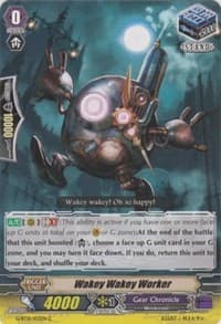Wakey Wakey Worker - G-BT01: Generation Stride - Cardfight Vanguard card