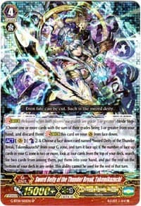 Sword Deity of the Thunder Break, Takemikazuchi SP - G-BT01: Generation Stride - Cardfight Vanguard card