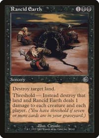 Rancid Earth - Torment - Magic: The Gathering card