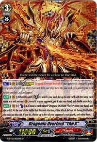 Dragonic Overlord "The X" (SP) - G-BT01: Generation Stride - Cardfight Vanguard card