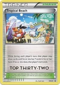 Tropical Beach - BW28 (Worlds 11) [Top 32] - Black and White Promos - Pokemon card