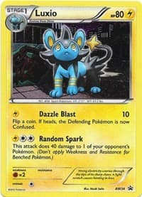 Luxio - BW34 (Cracked Ice Holo) - Black and White Promos - Pokemon card