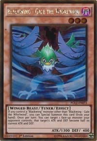 Blackwing - Gale the Whirlwind - Premium Gold: Return of the Bling - YuGiOh card