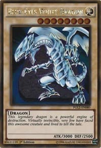 Blue-Eyes White Dragon - Premium Gold: Return of the Bling - YuGiOh card