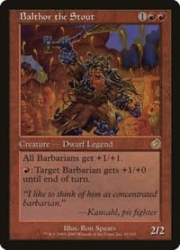 Balthor the Stout - Torment - Magic: The Gathering card