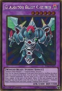 Gladiator Beast Gyzarus - Premium Gold: Return of the Bling - YuGiOh card