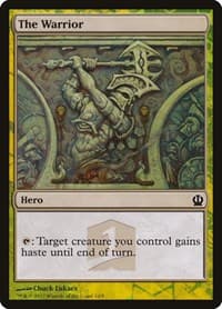 The Warrior - Hero's Path Promos - Magic: The Gathering card