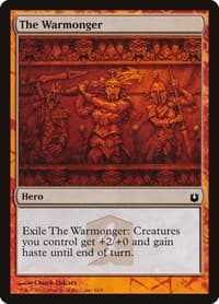 The Warmonger - Hero's Path Promos - Magic: The Gathering card