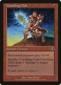Crackling Club - Torment - Magic: The Gathering card
