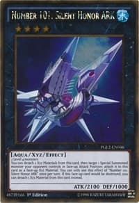 Number 101: Silent Honor ARK - Premium Gold: Return of the Bling - YuGiOh card