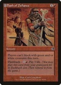 Flash of Defiance - Torment - Magic: The Gathering card