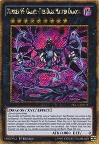 Number 95: Galaxy-Eyes Dark Matter Dragon - Premium Gold: Return of the Bling - YuGiOh card