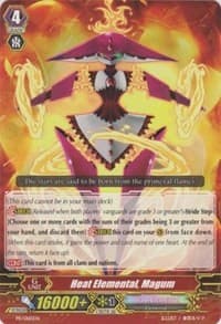 Heat Elemental, Magum - Promo Cards - Cardfight Vanguard card