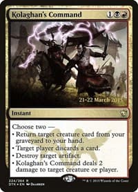 Kolaghan's Command - Prerelease Cards - Magic: The Gathering card