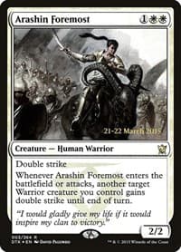 Arashin Foremost - Prerelease Cards - Magic: The Gathering card