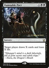 Damnable Pact - Prerelease Cards - Magic: The Gathering card