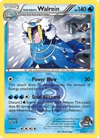 Team Aqua's Walrein - Double Crisis - Pokemon card