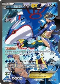 Team Aqua's Kyogre EX - Double Crisis - Pokemon card