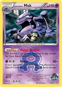 Team Aqua's Muk - Double Crisis - Pokemon card