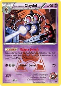 Team Magma's Claydol - Double Crisis - Pokemon card
