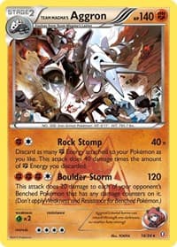 Team Magma's Aggron - Double Crisis - Pokemon card