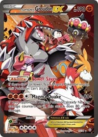 Team Magma's Groudon EX - Double Crisis - Pokemon card