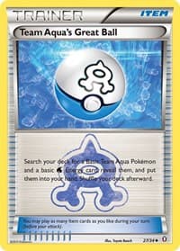 Team Aqua's Great Ball - Double Crisis - Pokemon card