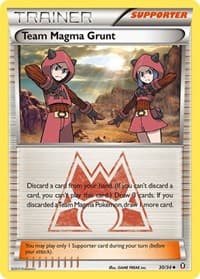 Team Magma Grunt - Double Crisis - Pokemon card
