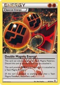 Double Magma Energy - Double Crisis - Pokemon card