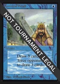 Ancestral Recall (IE) - International Edition - Magic: The Gathering card