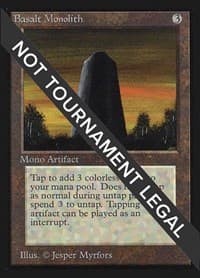 Basalt Monolith (IE) - International Edition - Magic: The Gathering card