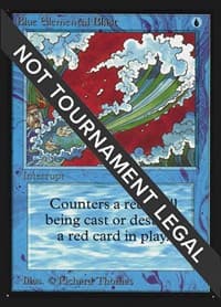 Blue Elemental Blast (IE) - International Edition - Magic: The Gathering card