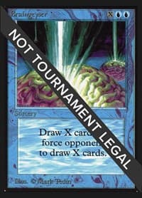 Braingeyser (IE) - International Edition - Magic: The Gathering card