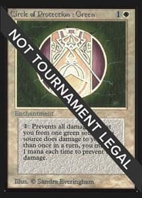 Circle of Protection: Green (IE) - International Edition - Magic: The Gathering card