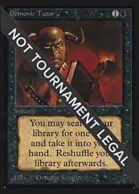 Demonic Tutor (IE) - International Edition - Magic: The Gathering card
