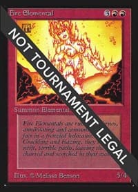 Fire Elemental (IE) - International Edition - Magic: The Gathering card