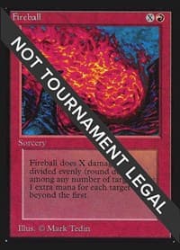 Fireball (IE) - International Edition - Magic: The Gathering card